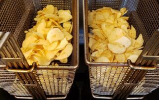 chips fried in organic sunflower oil